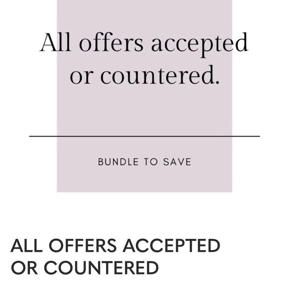 All Offers Accepted or Countered!